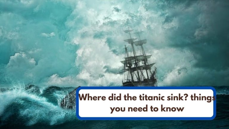 Where did the titanic sink?